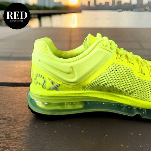 Nike Air Max 2013 Volt Yellow Black Shoes HF3660-700 - Men's Size 8.5 - Picture 14 of 14